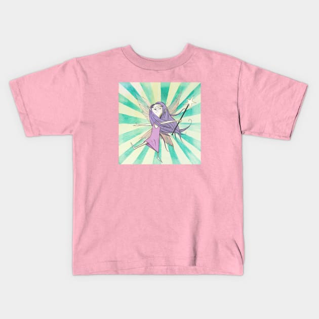 Dancing Fairy Kids T-Shirt by BSquared